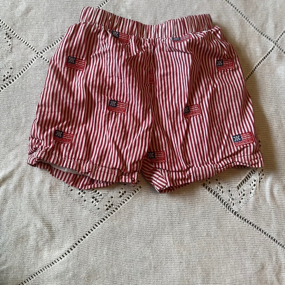 Smocked Blessings USA Flag Shorts 🇱🇷